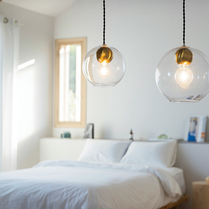 ペンダントライト 北欧 ガラス おしゃれ Orka 透明なシャボン玉