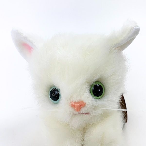 白ねこ 寝そべりCAT ぬいぐるみ 日本製 ホワイト ギフト
