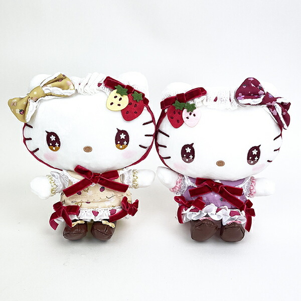 サンリオ キティ & ミミィ ぬいぐるみ 金銀 2点セット 新品激レア1998