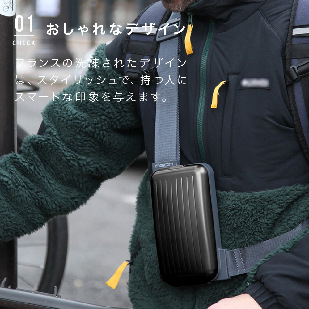 フランス製 アルミ スリングバッグ PHONE BAG OGON（オゴン） 翌日出荷