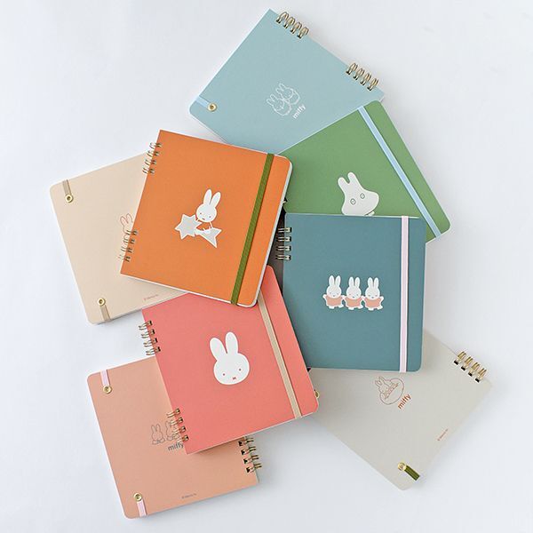 ミッフィー リングノート・スクエア obake 文具 ステーショナリー