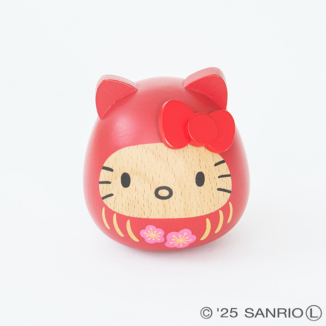 サンリオ 木製だるま ハローキティ SWD1[キティ 木製 だるま かわいい