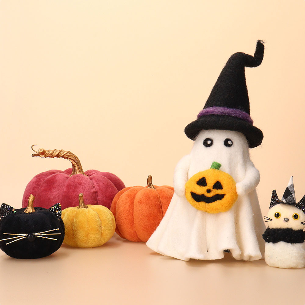 ハロウィン 飾り かぼちゃ Sサイズ 小 インテリア ファブリック