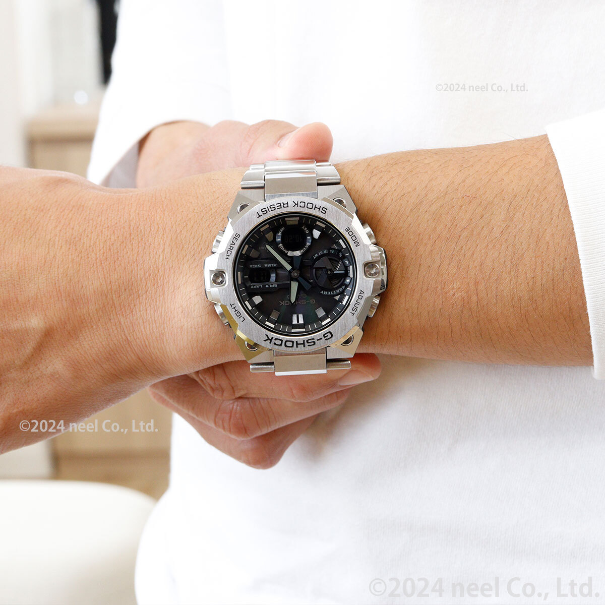 カシオ CASIO G-STEEL GST-B400D-1AJF 腕時計 メンズ タフソーラー G