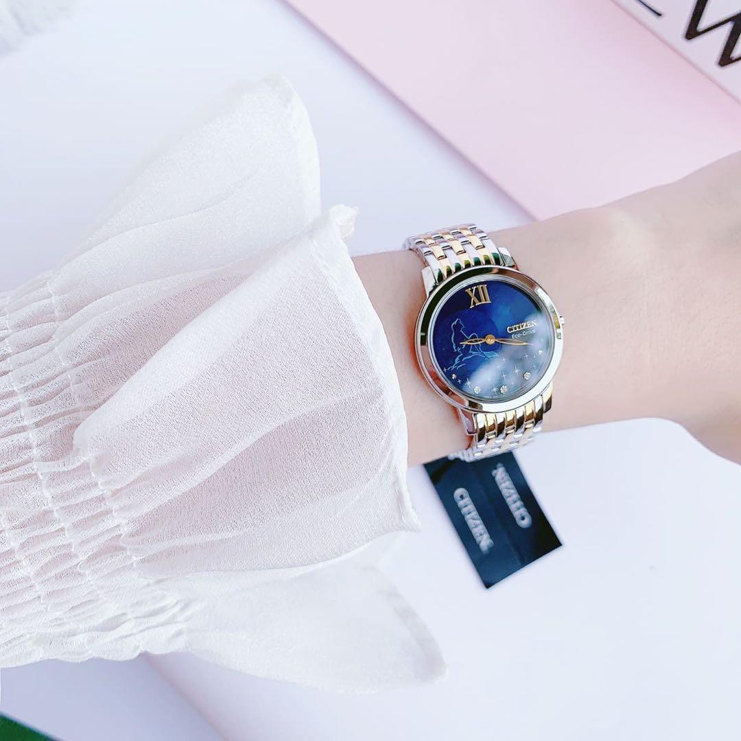 送料無料】CITIZEN 腕時計 レディース ソーラー ディズニープリンセス