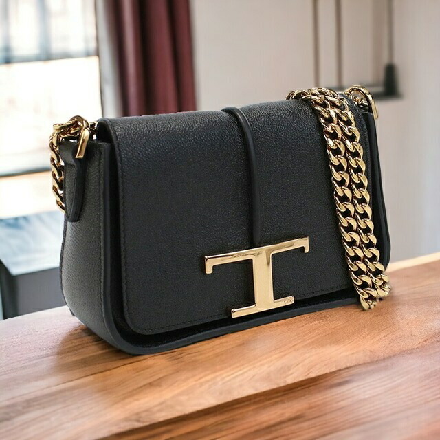 トッズ ショルダー レディース レザー イタリア XBWTSAC0000 ブラック