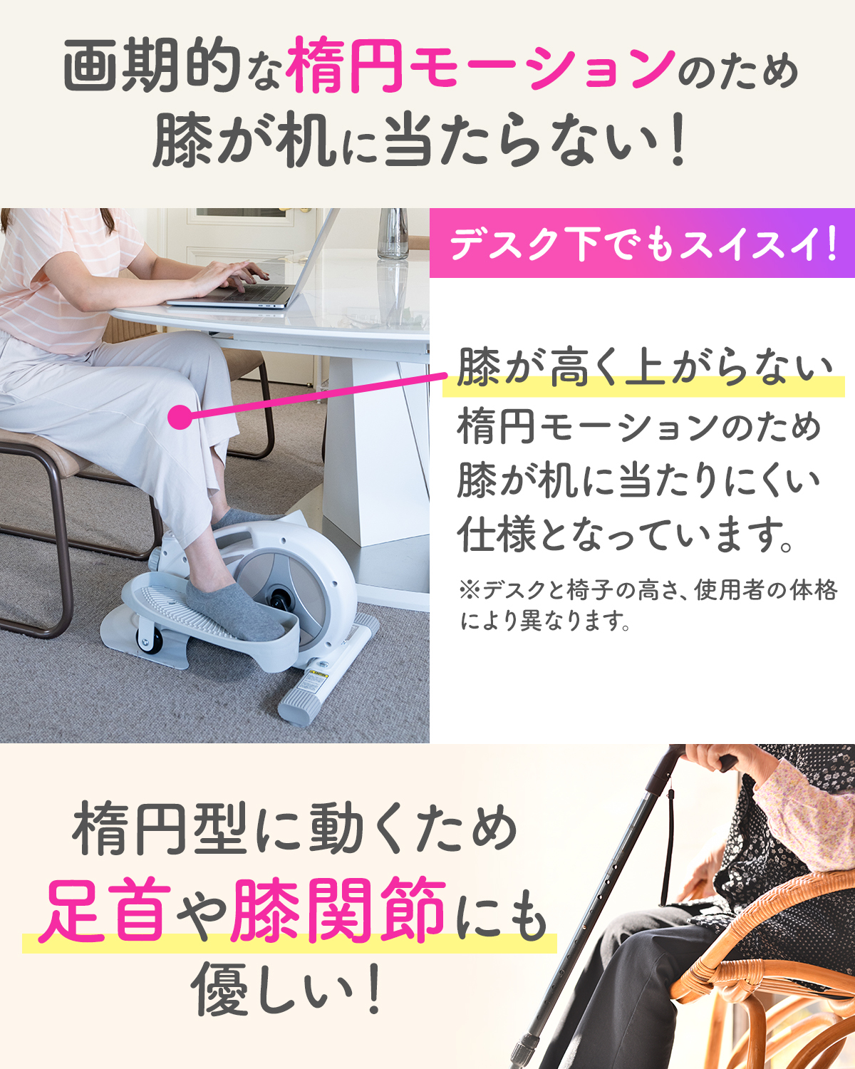 ROOMFIT ルームバイク [立・座の2way エクササイズ ] エアロバイク