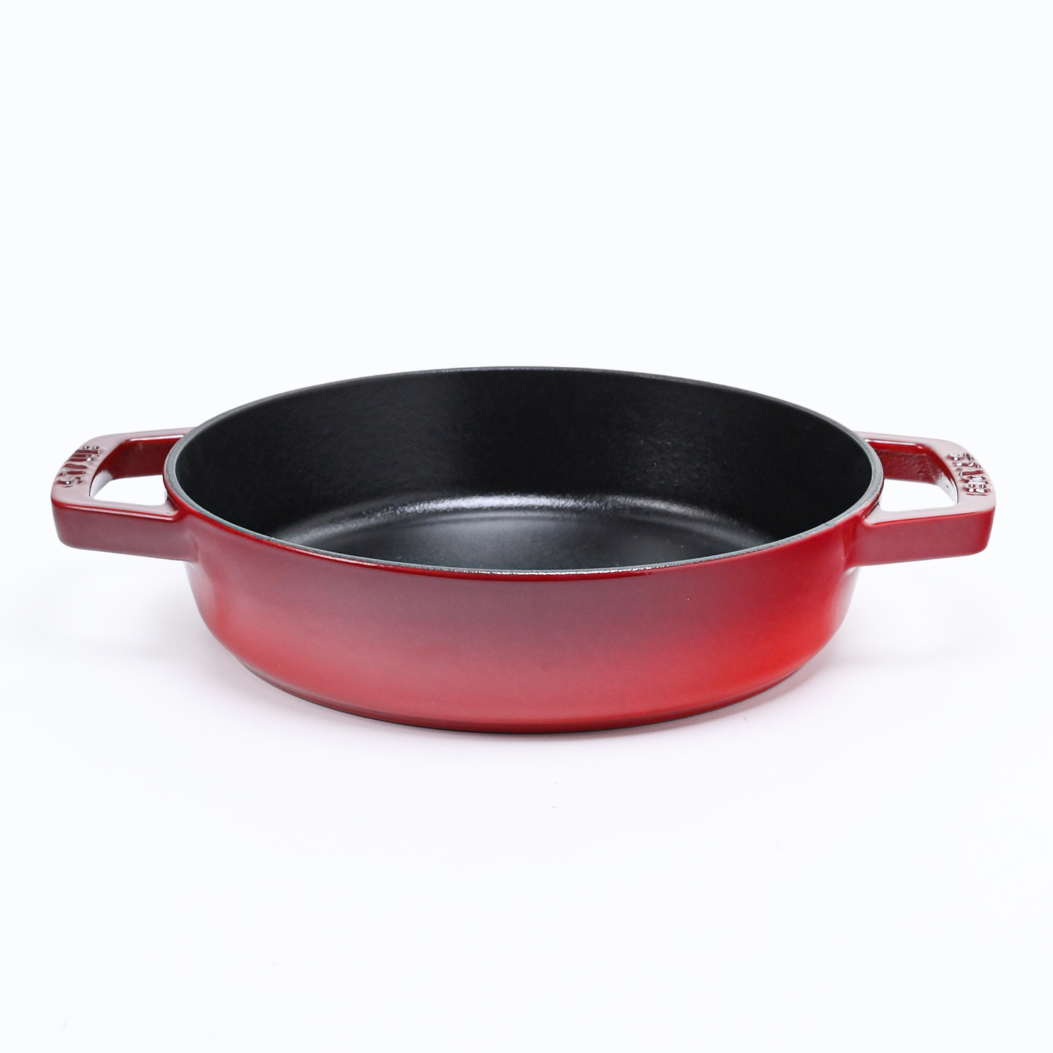 ストウブ staub 両手フライパン 20cm ラウンド スキレット チェリー