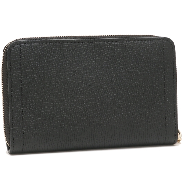 ロンシャン 二つ折り財布 メールボックス コンパクト財布 ブラック