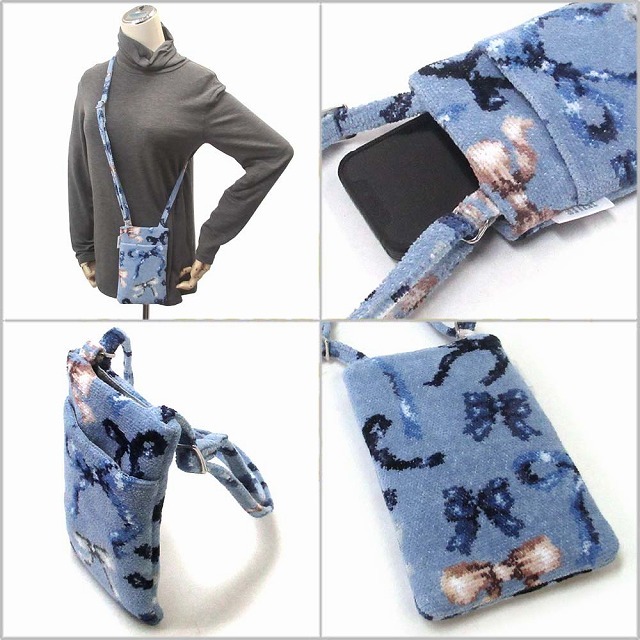 FEILER フェイラー バッグ フラッターリボン スマホポーチ ショルダー