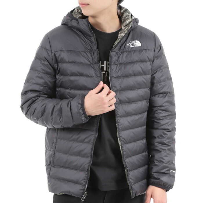 ザ・ノースフェイス ダウン ジャケット メンズ リバーシブル レア 軽量