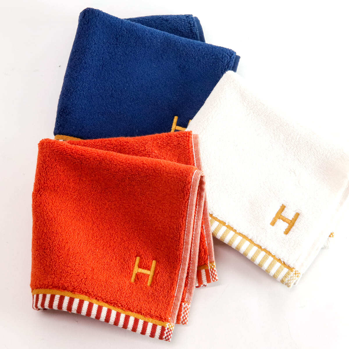 名入れ 刺繍 】 エルメス ハンカチ レディース ギフト 名前入り HERMES