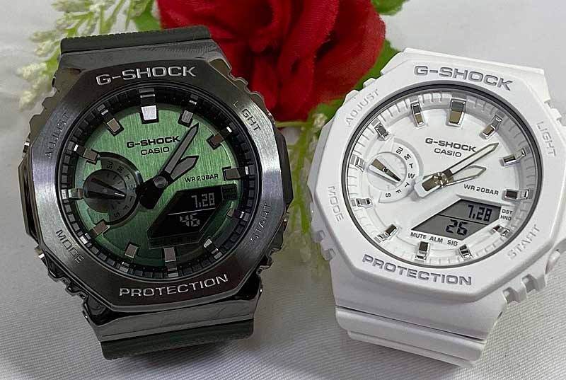 カシオ 恋人たちのGショック ペアウォッチ G-SHOCK GM-2100B-3AJF GMA