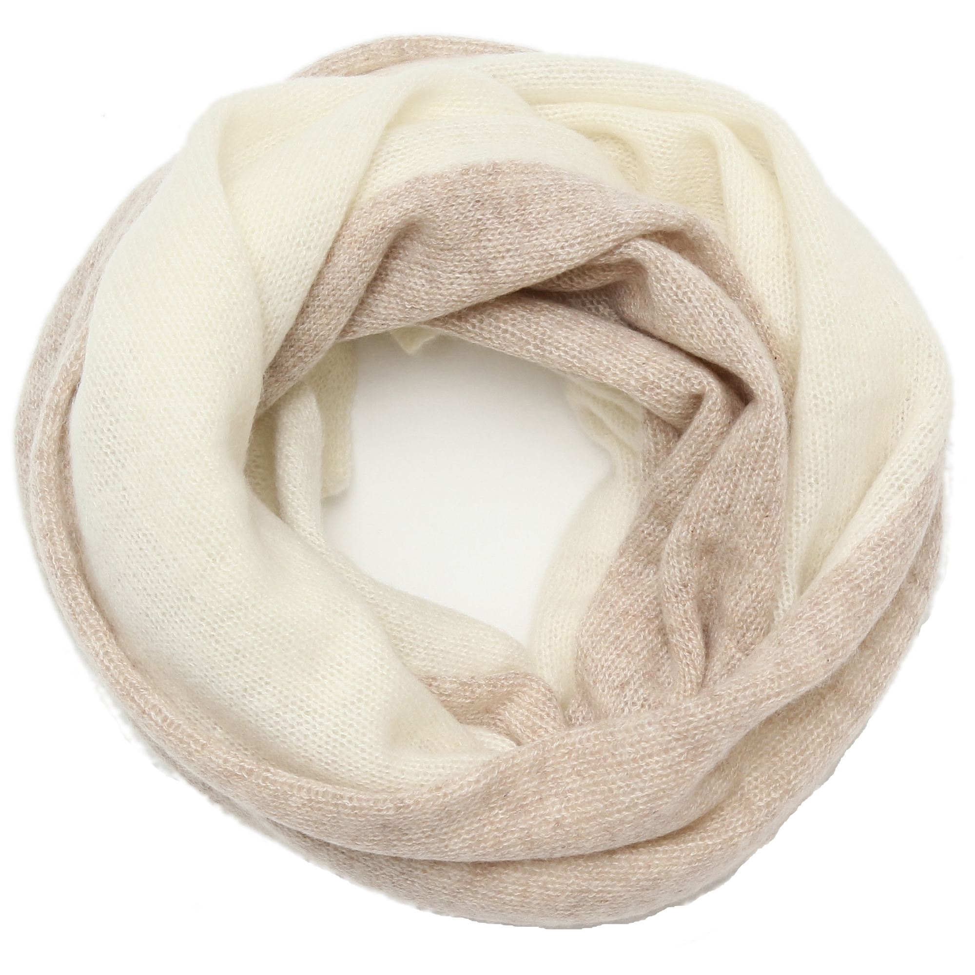 カシミヤ 100% バイカラー スヌード レディース メンズ ネック