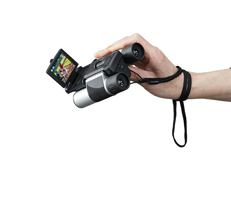 液晶付 録画ができる双眼鏡DX 高画質 ビデオ解像度2.5K 光学ズーム10