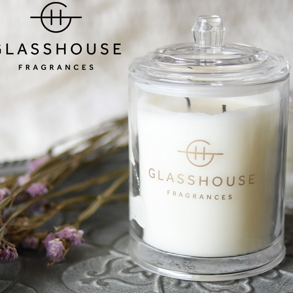 送料無料 アロマキャンドル キャンドル プレゼント 【GLASSHOUSE