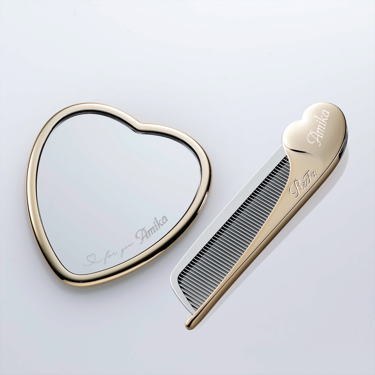 ReFa リファ ハートコーム アイラ・ハートミラー シャンパンゴールド 2