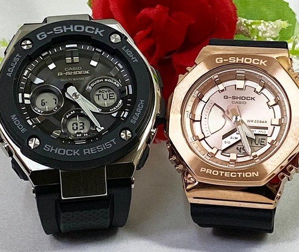 カシオ 恋人たちのGショック ペアウォッチ G-SHOCK GST-W300-1AJF GM