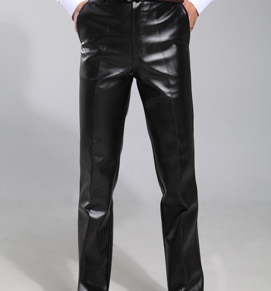 レザーパンツ PU革ライダースパンツ メンズ 革パンツ メ PUレザー
