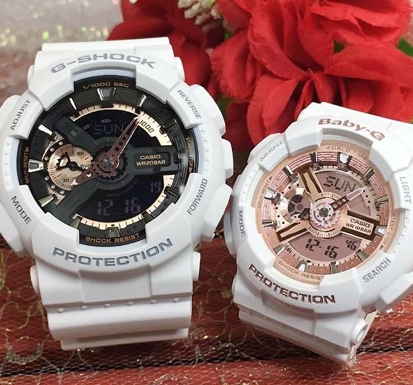 カシオ 恋人たちのGショック ペアウォッチ G-SHOCK BABY-G GA-110RG