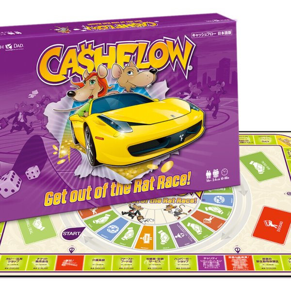 キャッシュフロー 日本語版 CASHFLOW Get out of the Rat Race ボード