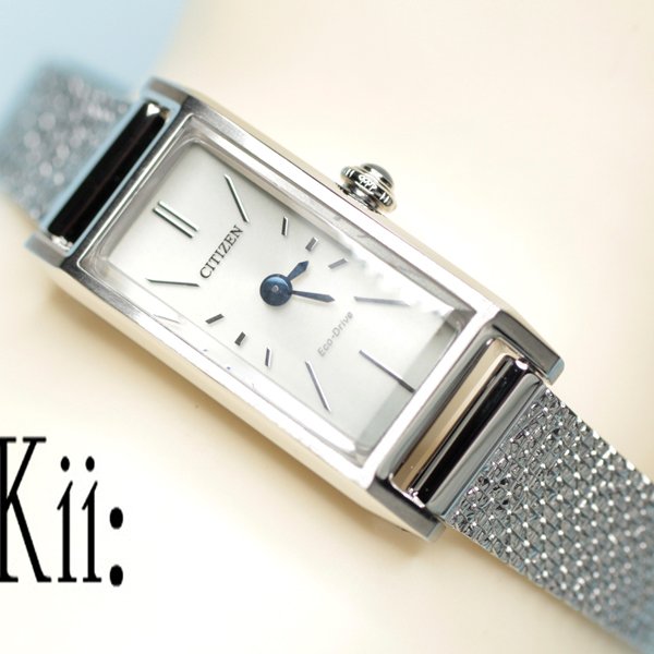 キー シチズン Kii: CITIZEN ソーラー エコドライブ スクエア