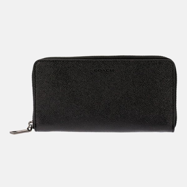 コーチ COACH 58107 長財布 Accordion Wallet in Crossgrain メンズ