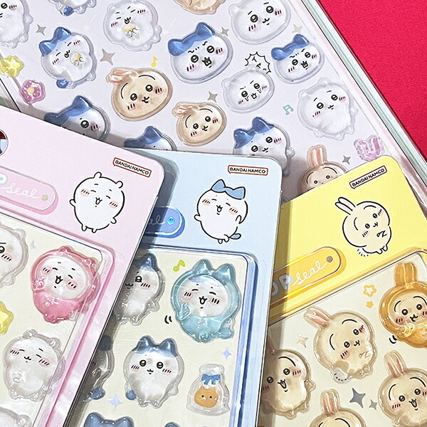 ちいかわ ハチワレ ボンボンドロップシール 文具 - 【パーフェクト