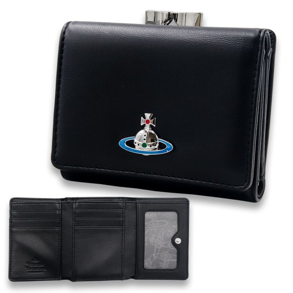 ヴィヴィアンウエストウッド 三つ折り財布 レディース がま口 小銭入れ