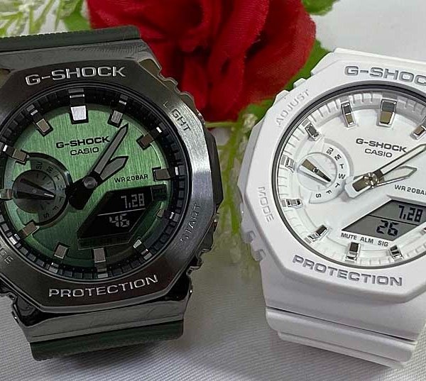 カシオ 恋人たちのGショック ペアウォッチ G-SHOCK GM-2100B-3AJF GMA