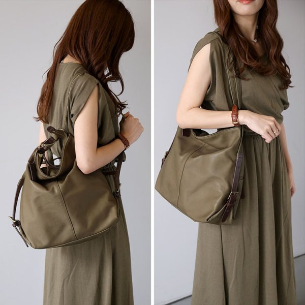 リュック レディース おしゃれ 牛革 2way 日本製 HALEINE ブランド A4