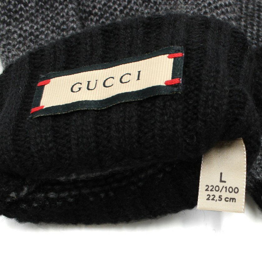 グッチ GUCCI カシミア フィンガーレスグローブ 手袋 726586-4GABX
