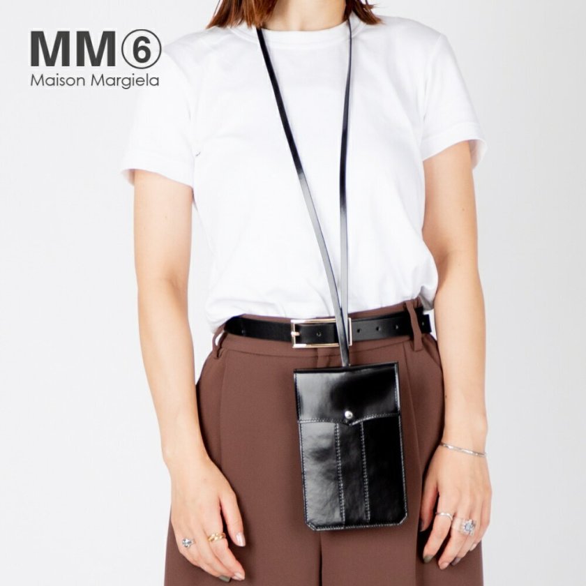 エムエム6 MM6 SA5VL0002 P4523 ネックポーチ レディース メゾン