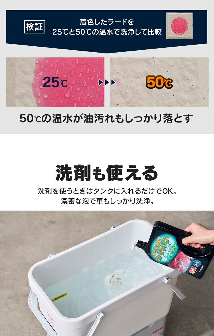 公式】高圧洗浄機 タンク式 アイリスオーヤマ 充電タイプ ホワイト SDT