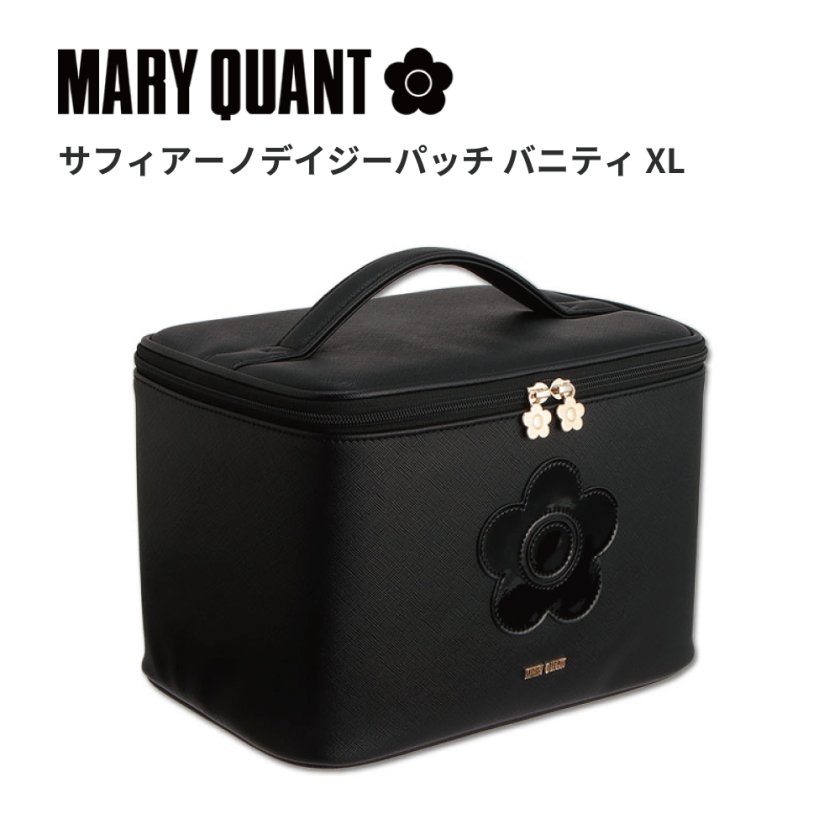 公式】MARY QUANT マリークヮント サフィアーノデイジーパッチバニティ