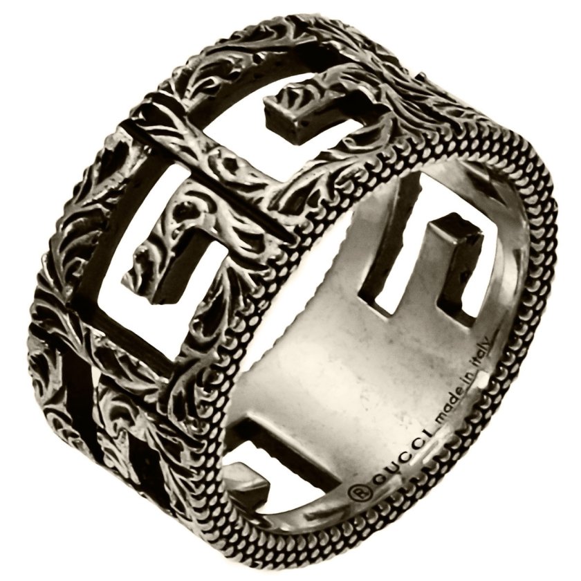 グッチ GUCCI グッチ Gスクエア シルバー925 リング 551918-J8400/0811