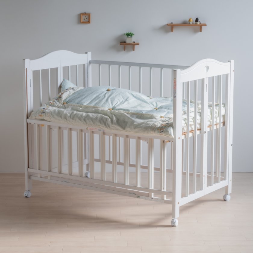 日本製 ワンタッチ ベビーベッド 「チェリッシュ」 折りたたみ