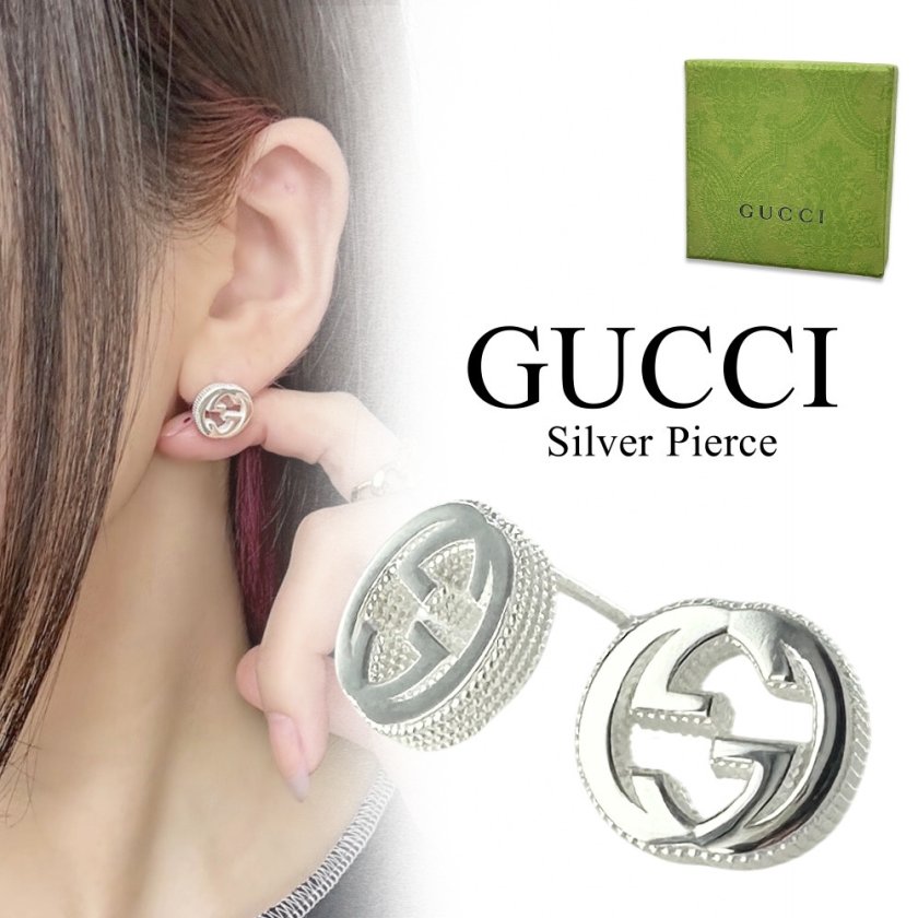 GUCCI グッチ ピアス レディース 母の日 シルバー925 両耳ピアス