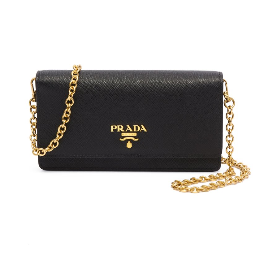 プラダ PRADA 財布 バッグ SAFFIANO LEATHER WALLET CHAIN