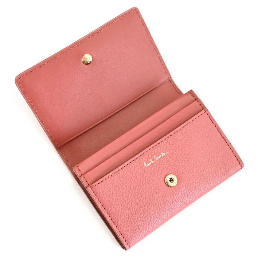 ポールスミス 名刺入れ カードケース パスケース ピンク Paul Smith