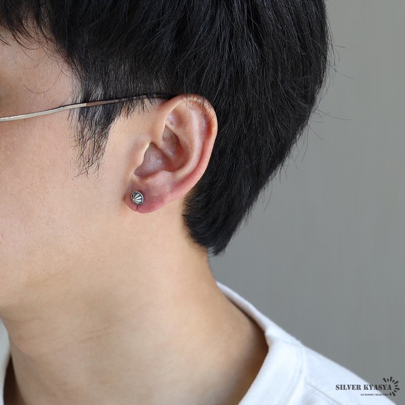 シルバー925素材 コンチョピアス シルバー silver メンズ アポロピアス