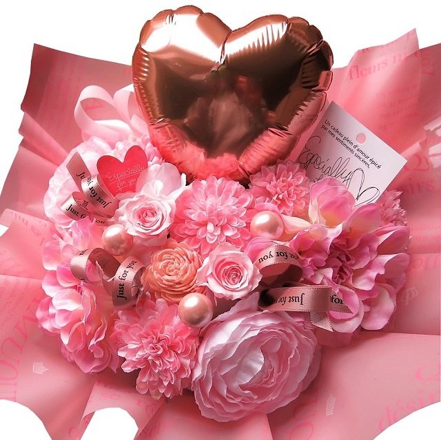 バラ入り 花束風 プレゼント バルーンフラワー イベント花 楽屋花 推し