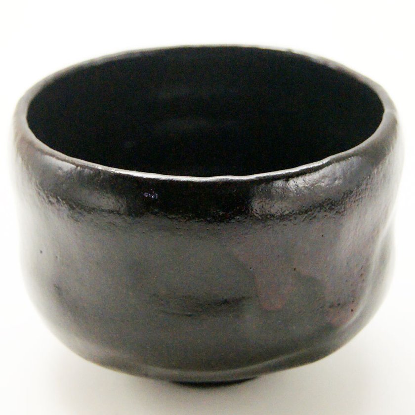 抹茶碗 黒楽茶碗 佐々木松楽 作 通年物 茶道具 - 【抹茶やお茶と茶道具