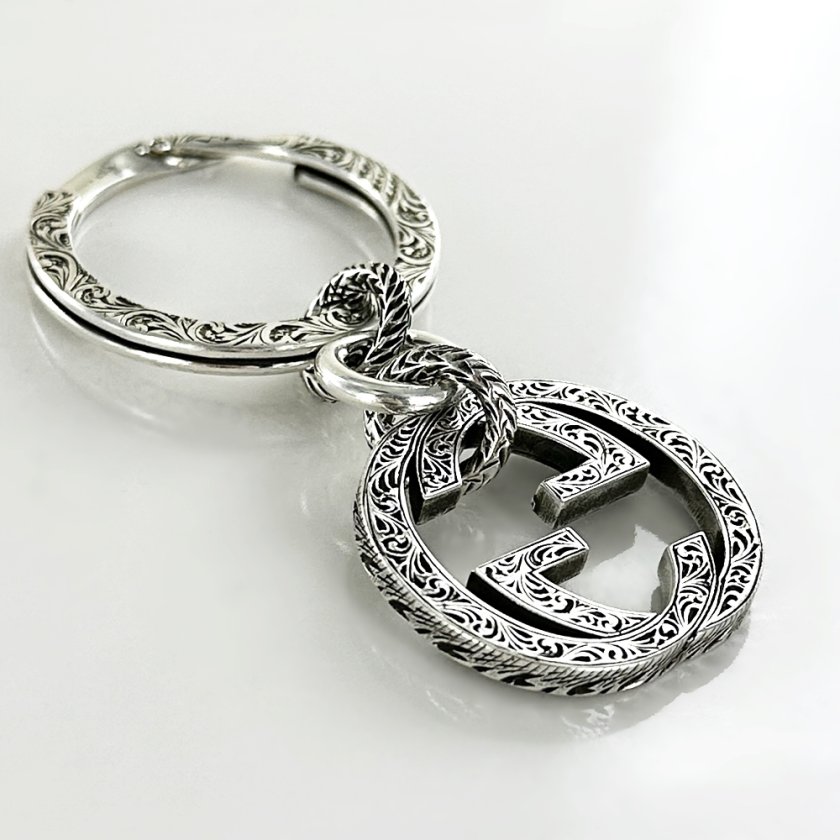 GUCCI グッチ シルバー925 SV SILVER キーホルダー キーリング GUCCI