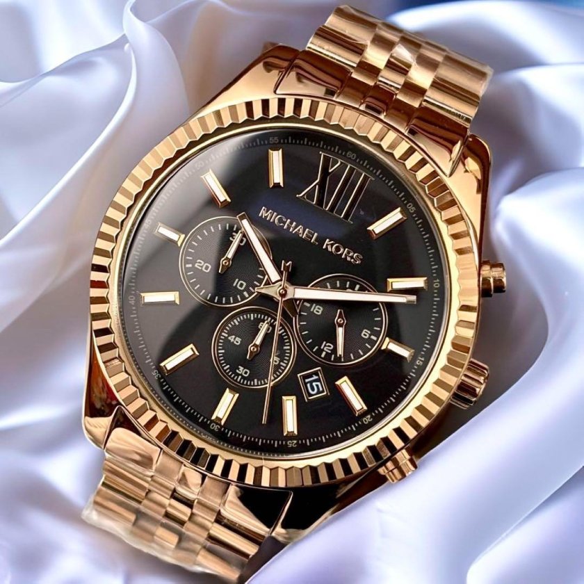 専用BOX付き】MICHAEL KORS マイケルコース メンズ腕時計 【ラッピング