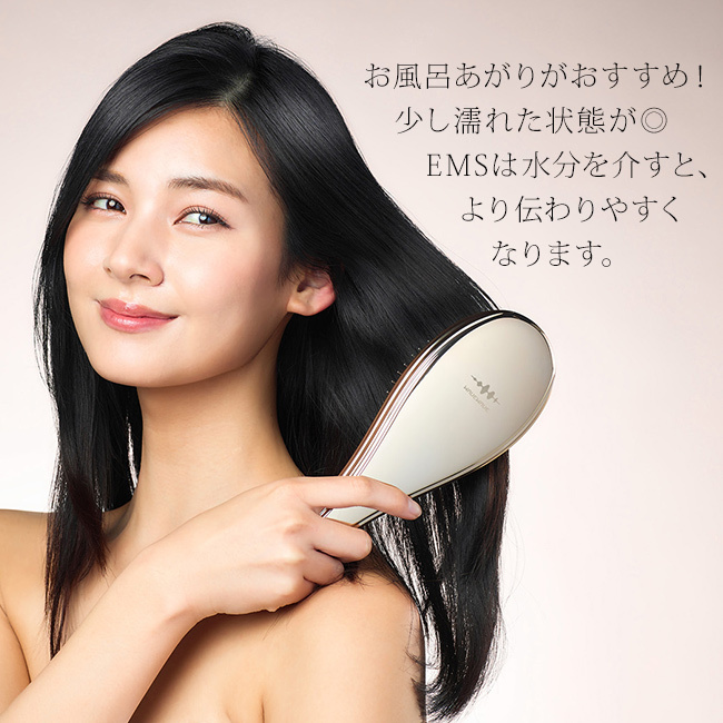 WAVEWAVE EMS Brush Air ブラッシュエアー[ヘアブラシ 頭皮ケア ブラシ