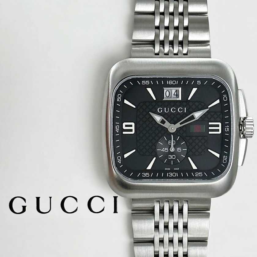 グッチ 腕時計 手表 メンズ 父の日 クーペ スクエア 四角 おしゃれ