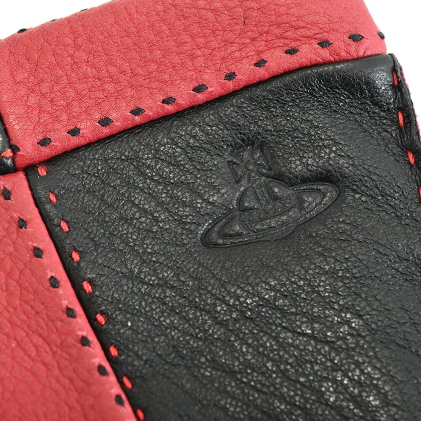 ヴィヴィアンウエストウッド 手袋 黒(ブラック)/赤(レッド) Vivienne