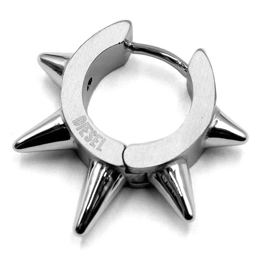 DIESEL ディーゼル アクセサリー ピアス シングルピアス 片耳用 フープ