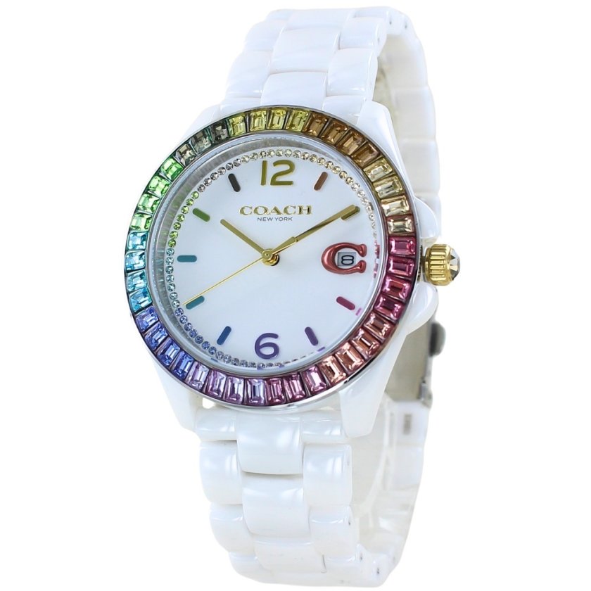 コーチ 腕時計 手表 レディース 母の日 グレイソン ブランド ホワイト